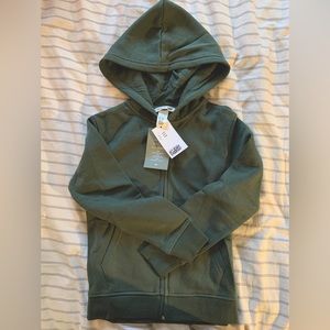 NWT - H&M boys green hoodie Sz 6-8 Y